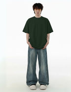 Bottel Green Regular Fit T-Shirt