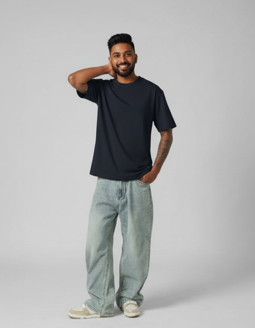 Nevy Blue Regular Fit T-Shirt