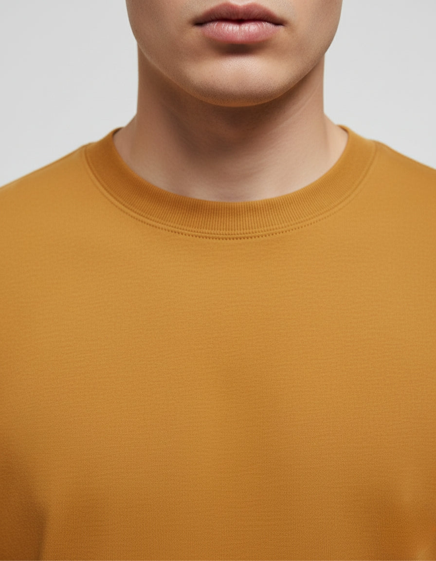 Golden Yellow Regular Fit T-Shirt