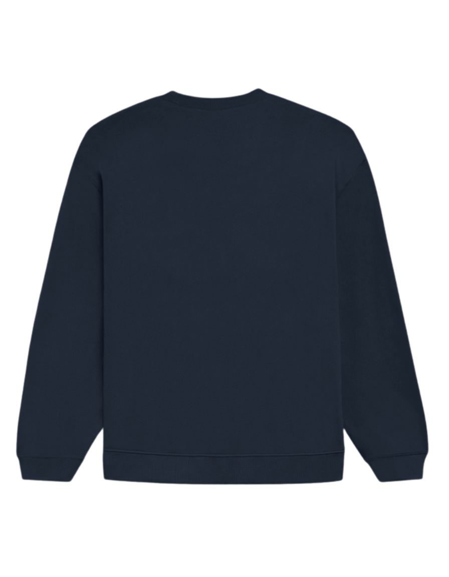 Navy Blue Unisex Oversized Sweatshirt
